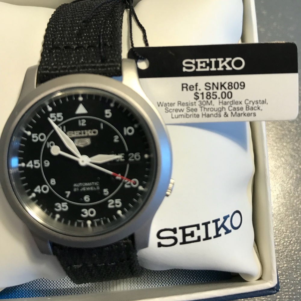 NWT Men’s Seiko Automatic Watch